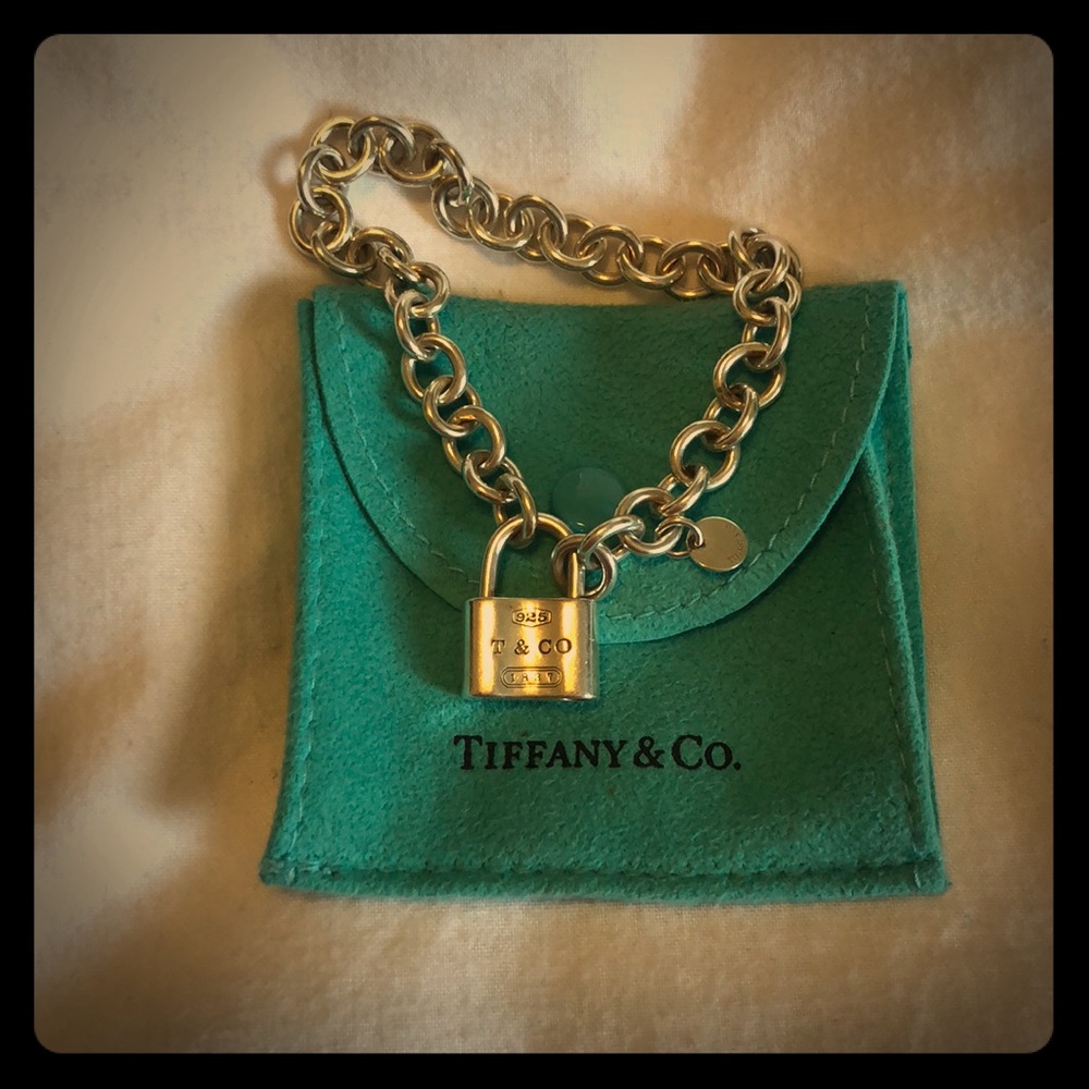 Tiffany and Co lock bracelet sterling silver